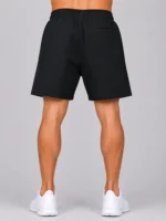 Black Cotton Shorts SC07 - Image 2