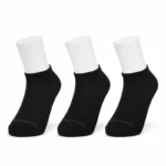 3 Pair Ankle Socks Black
